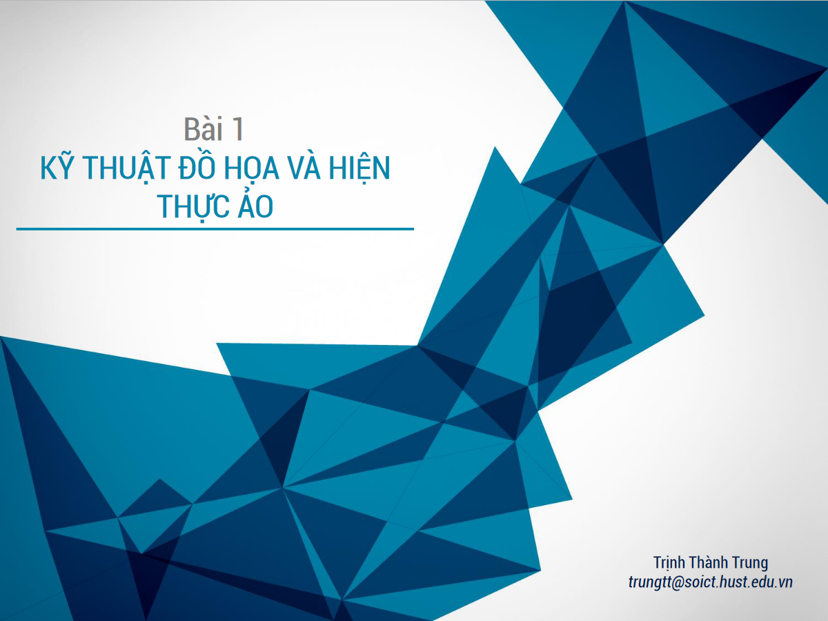 Công nghệ đồ họa và hiện thực ảo